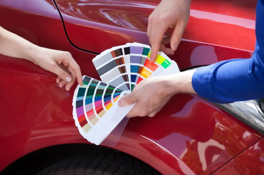 Peinture voiture choix